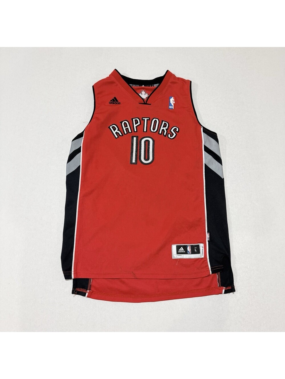 Toronto Raptors #10 DeRozan Jersey Size Large Adidas Men’s
